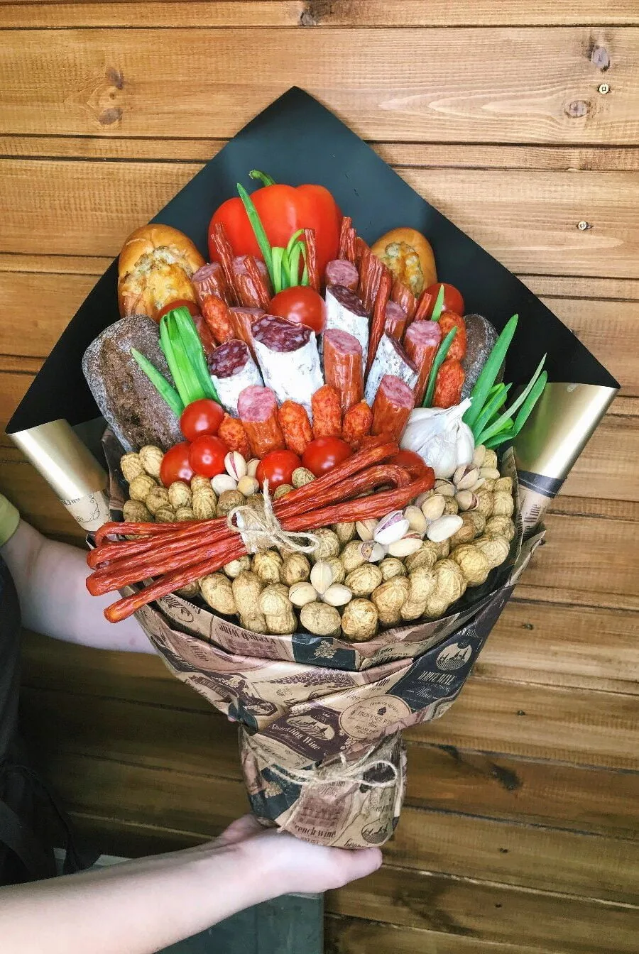 Мужской букет "Под пенное"