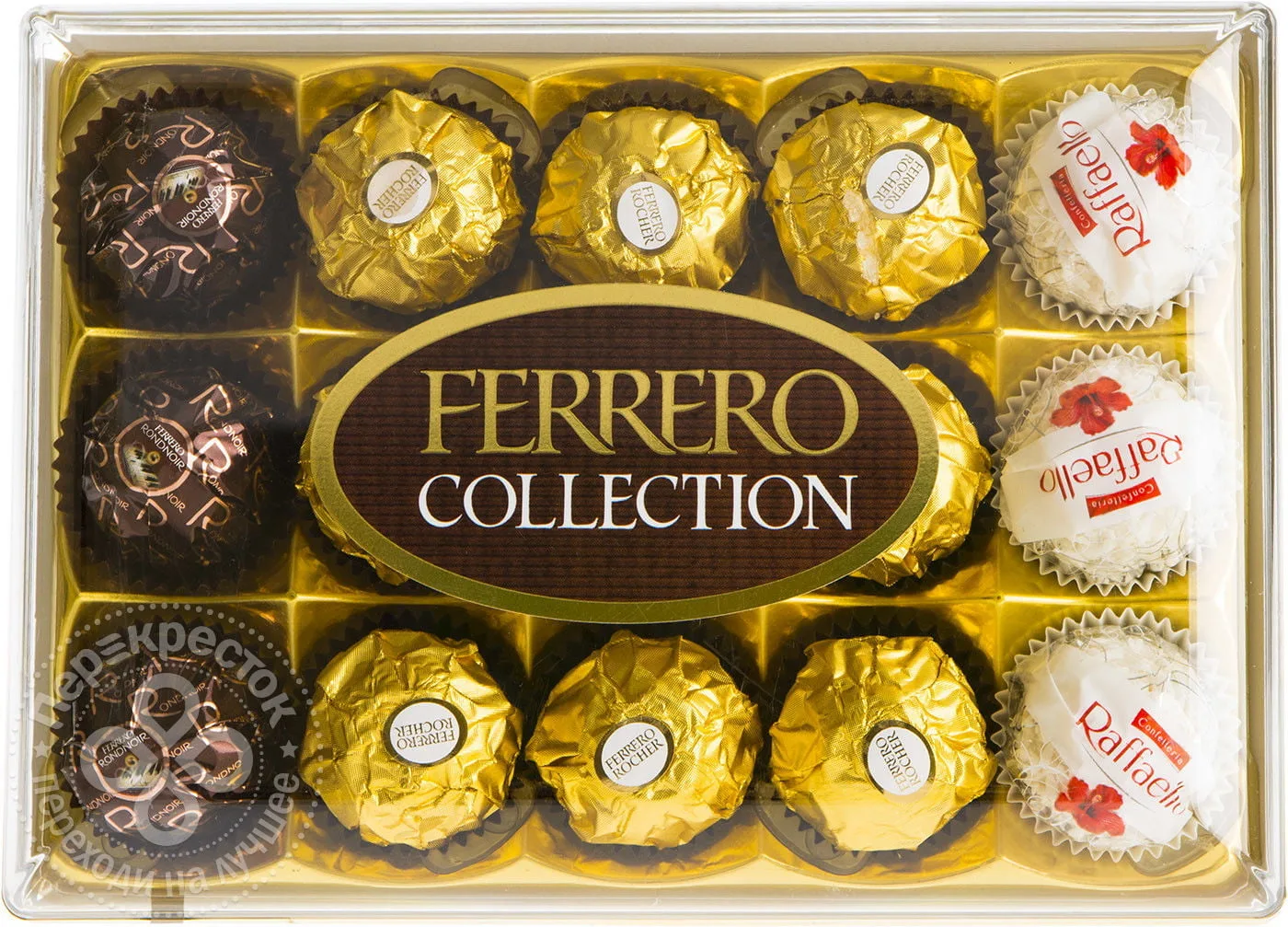 Набор конфет FERRERO ROCHER Collection Ассорти, 172,2г, Германия