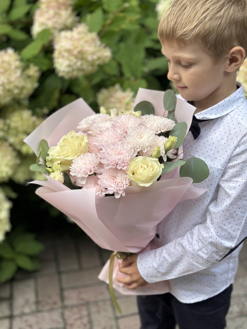 Букет цветов на 1 сентября